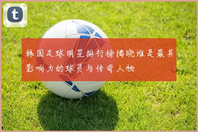 韩国足球明星排行榜揭晓谁是最具影响力的球员与传奇人物