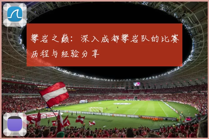 攀岩之巅：深入成都攀岩队的比赛历程与经验分享