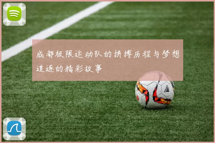成都极限运动队的拼搏历程与梦想追逐的精彩故事